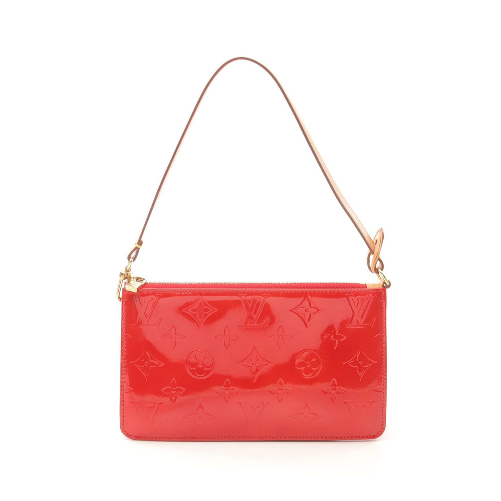 Louis Vuitton Lexington Handbag leather Vernis red